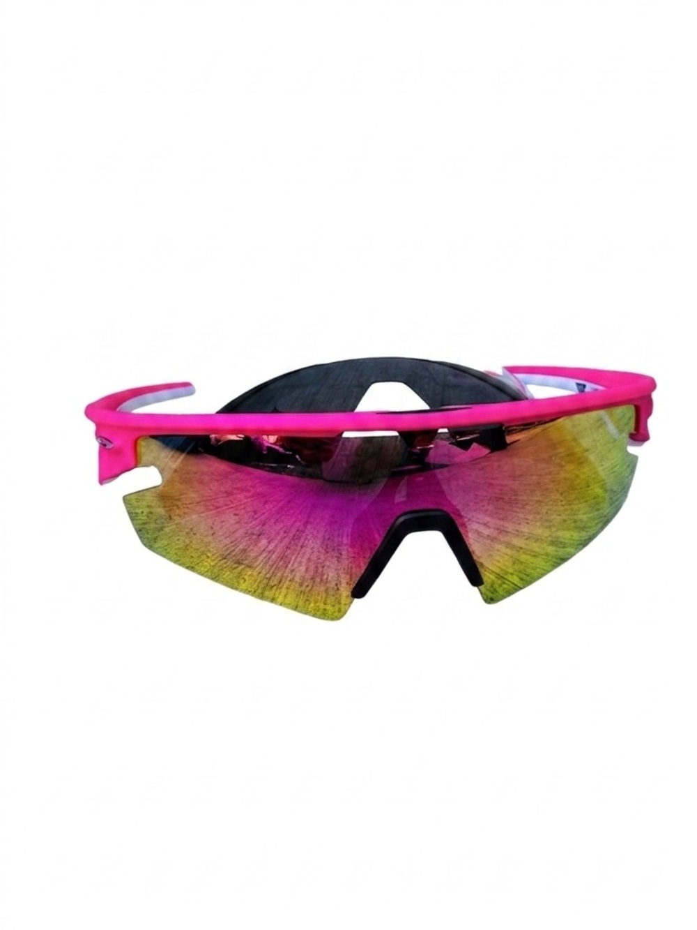 Oakley Flight Jacket Matte Neon Pink frame, Prizm Road Lenses 009459-1236